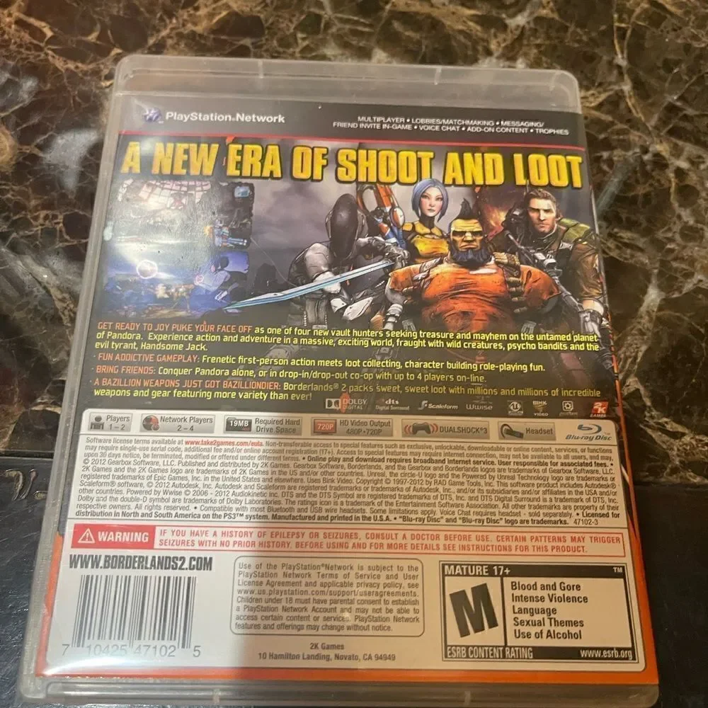 Borderlands I & II for PS 3 PlayStation!